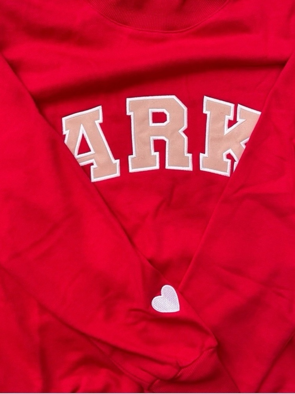 PARKE Red Crewneck Sweatshirt - Picture 2 of 5